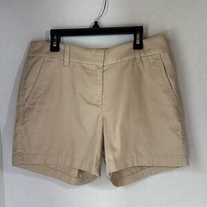 J crew khaki tan shorts size 4